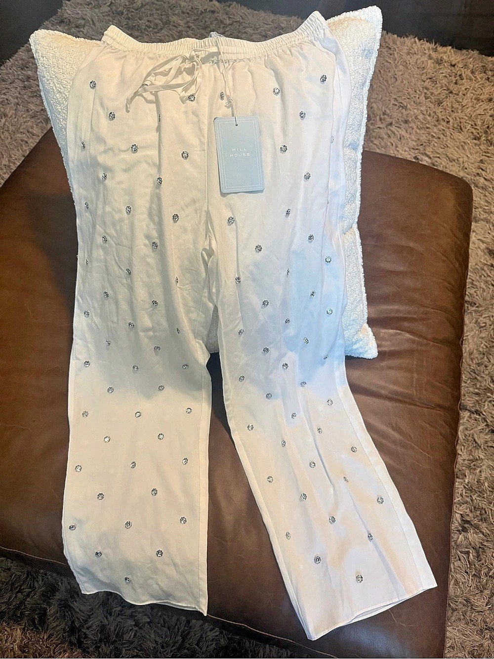 Hill House Home The Jewel Jammie Set White Matching Set